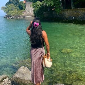 Victoria's Secret Pink Leopard midi skirt